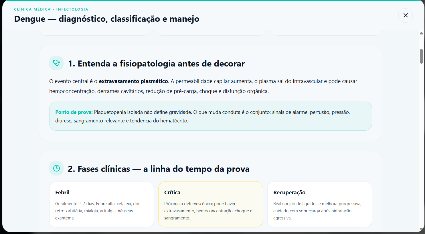 Resumos reais do MedCore 2